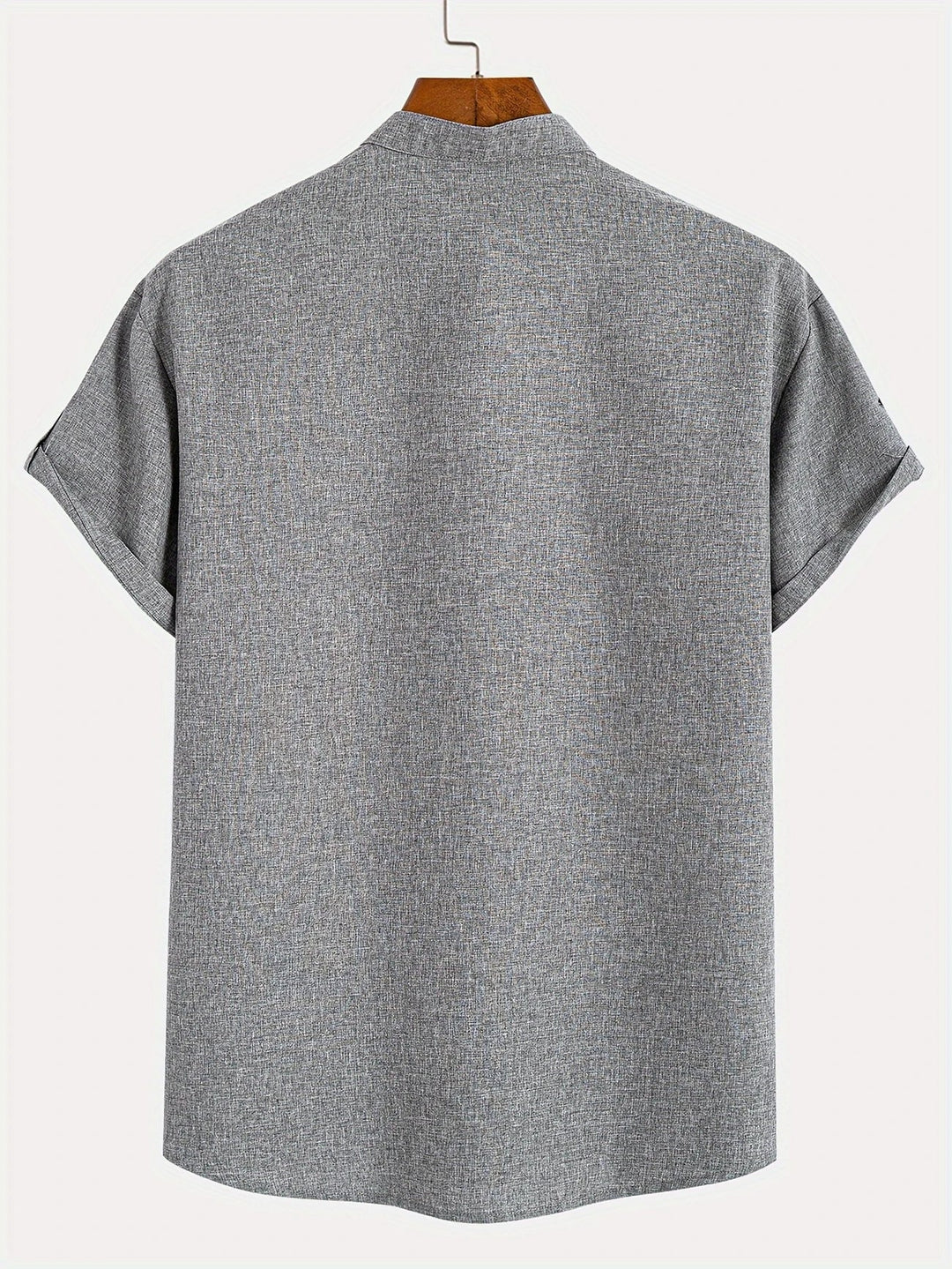 Hayes™ Elegant Short Sleeve High Neck Shirt
