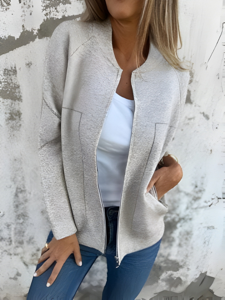 CASSIE - CASUAL ZIP VEST