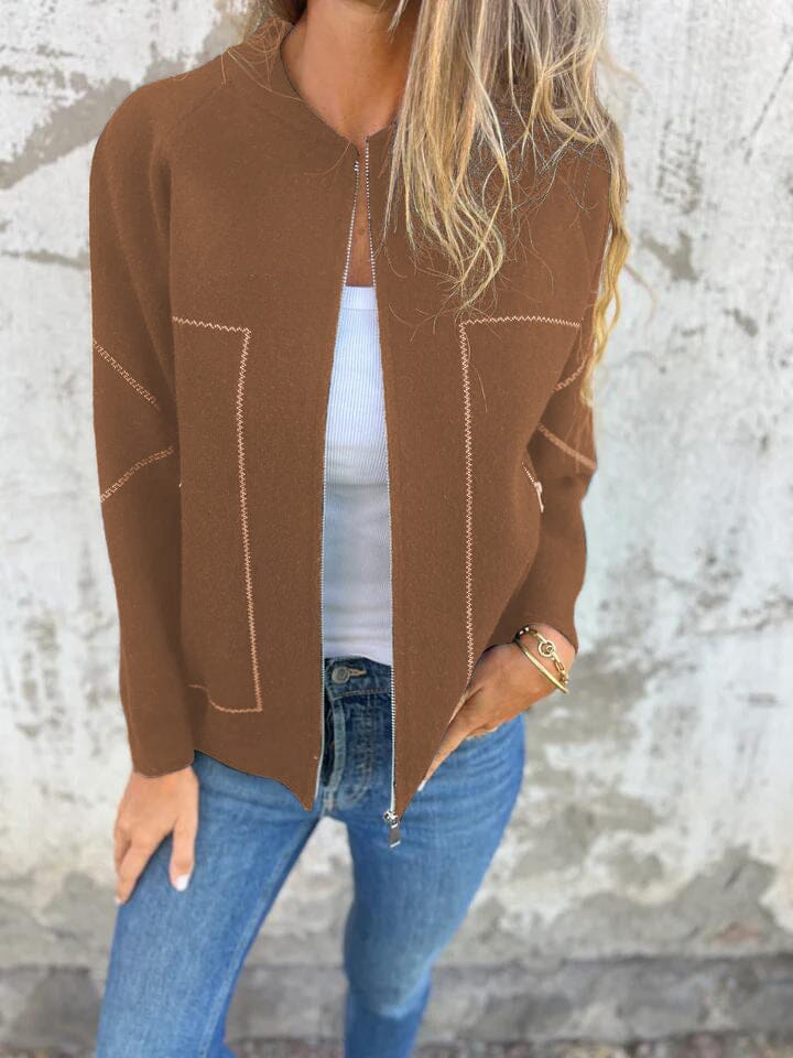 CASSIE - CASUAL ZIP VEST