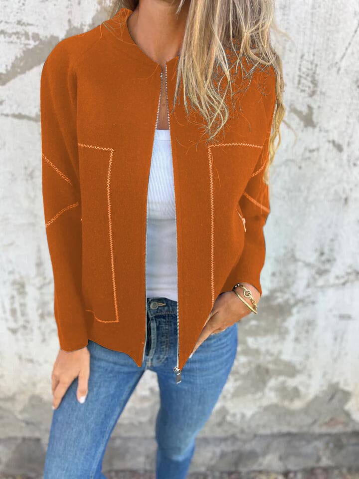 CASSIE - CASUAL ZIP VEST