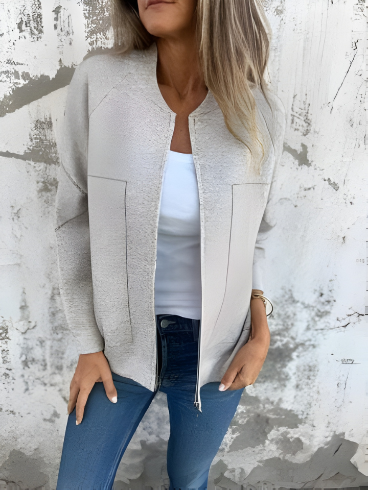 CASSIE - CASUAL ZIP VEST