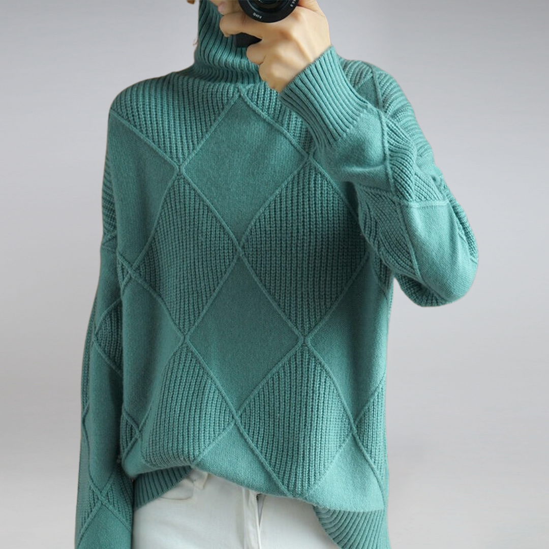 SIENNA - CASHMERE TURTLENECK SWEATER