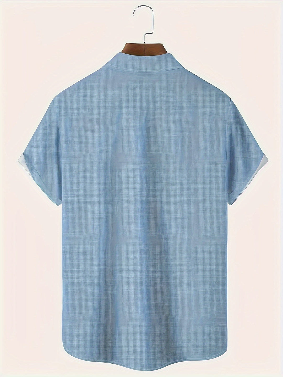 Carter™ Vintage Men's Shirt with Ethnic Print and Tropical Style