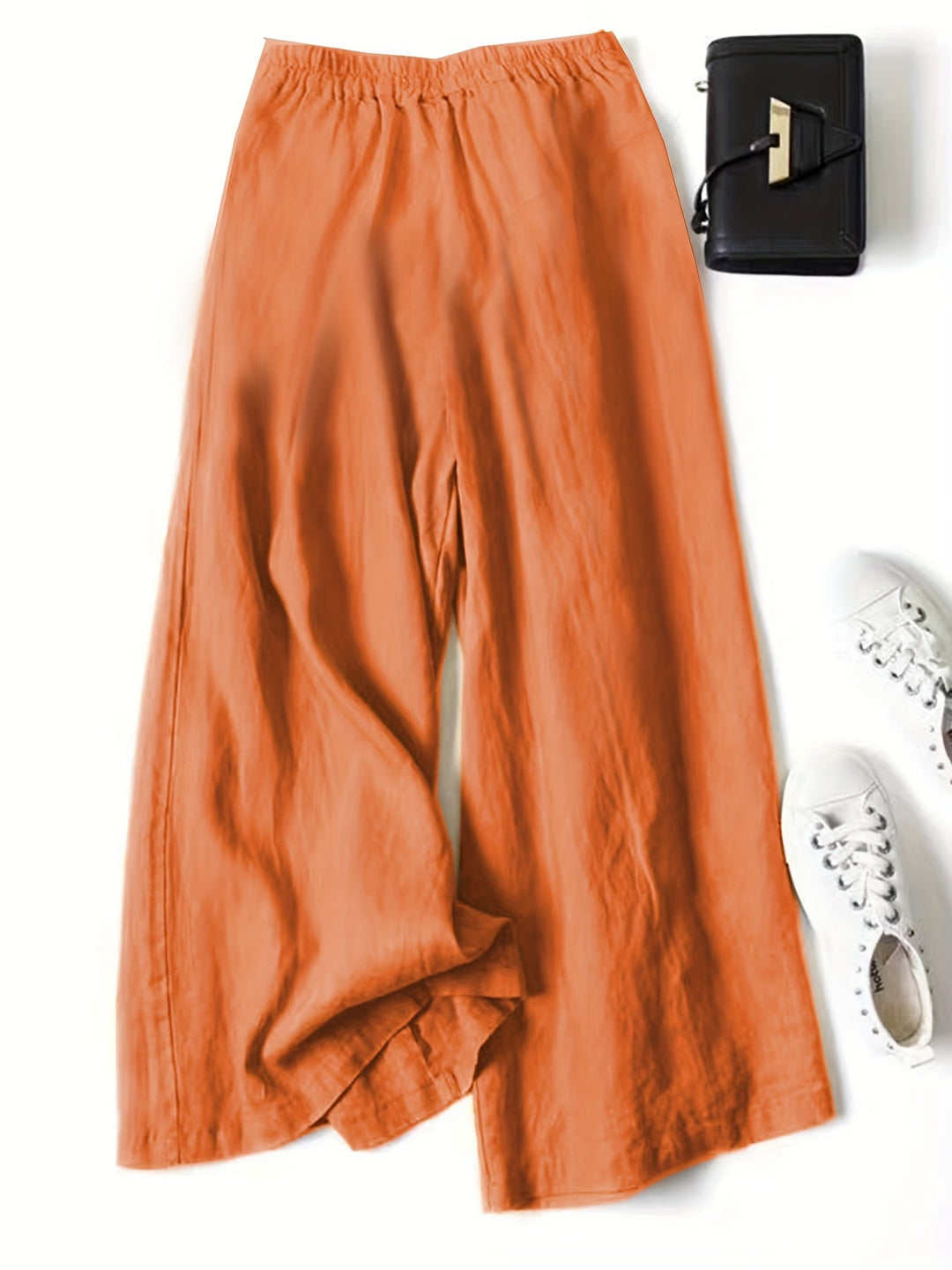 Brisae™ Vintage Style Wide Leg Linen Pants