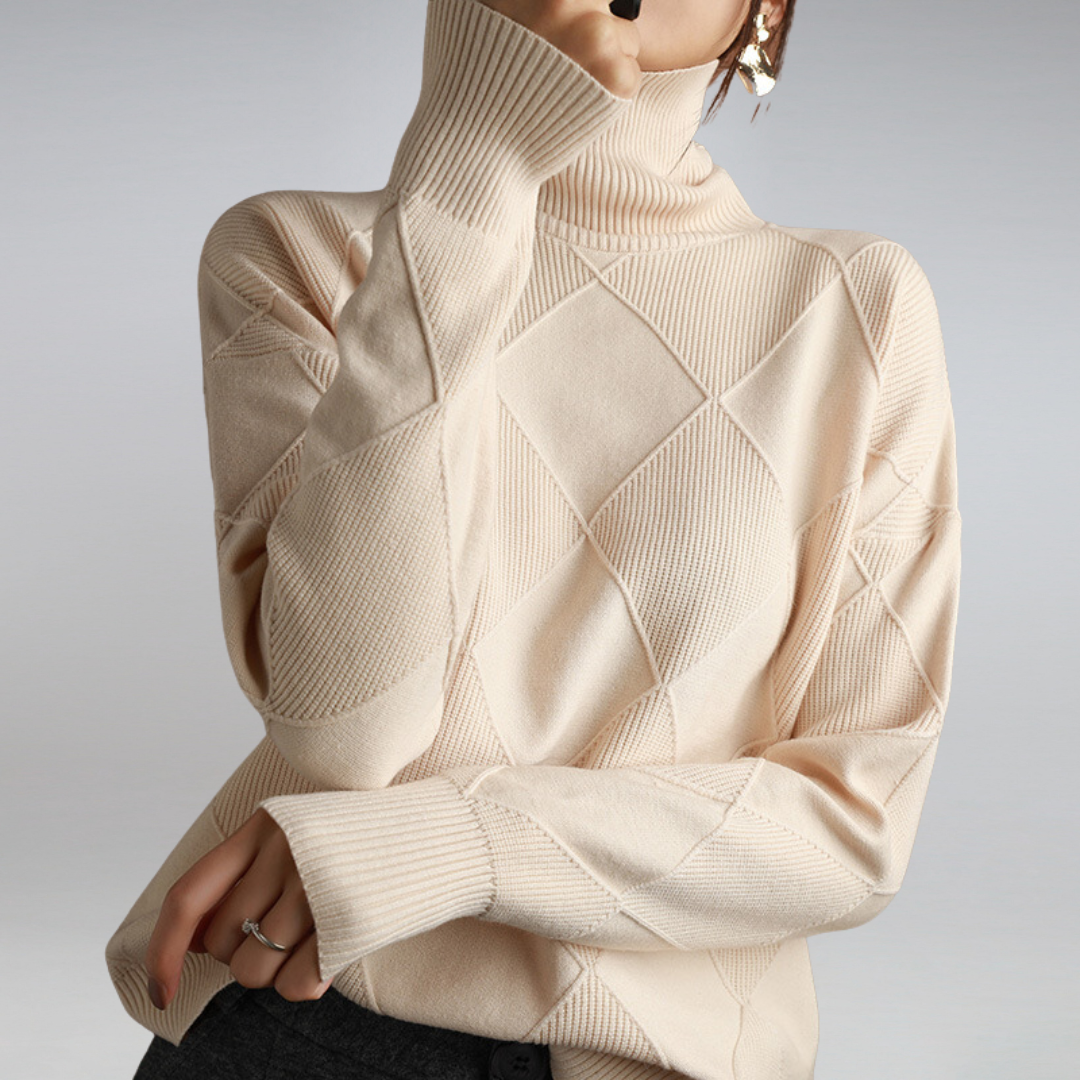SIENNA - CASHMERE TURTLENECK SWEATER