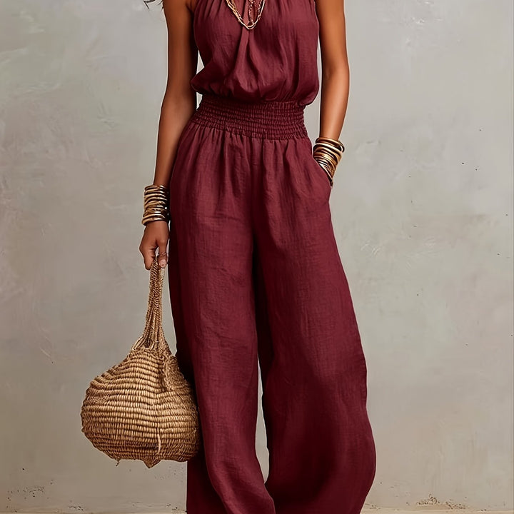 Lioraen™ Mono Elegant with Open Back and Relaxed Cut