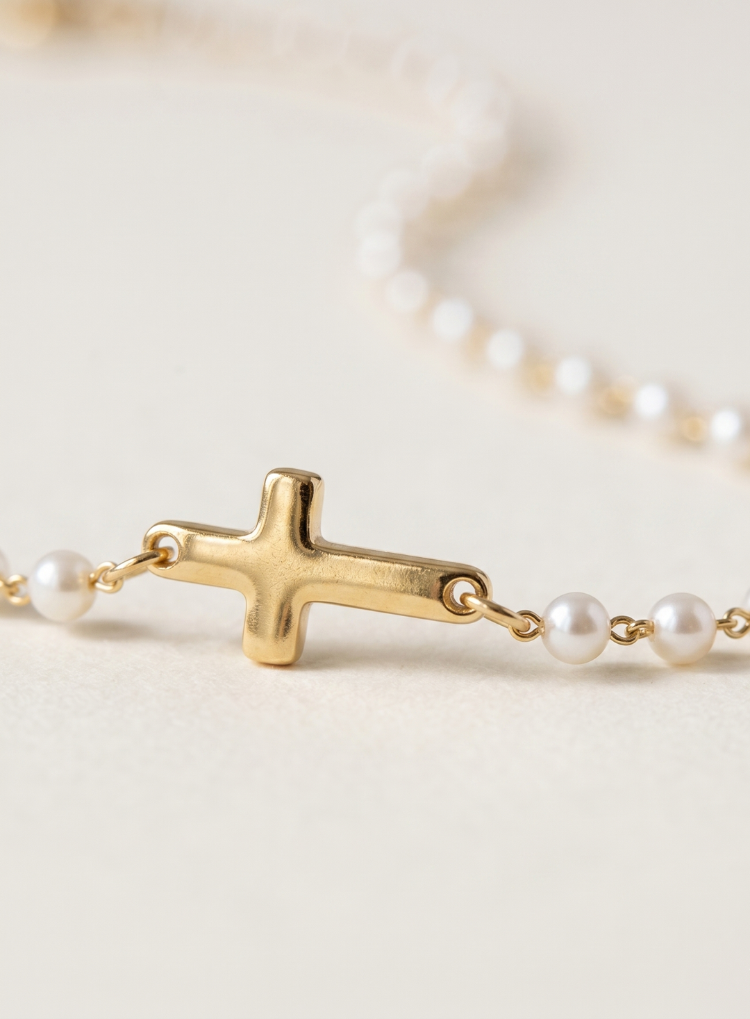 Marirae™ Cross and Pearl Necklace