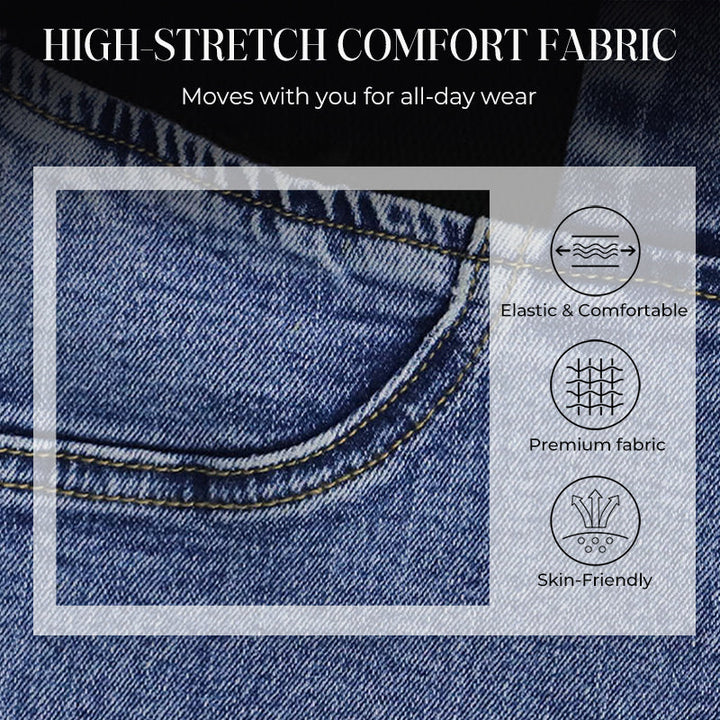 Yara™ Women's High-Waisted Jeans with Stretch Legs