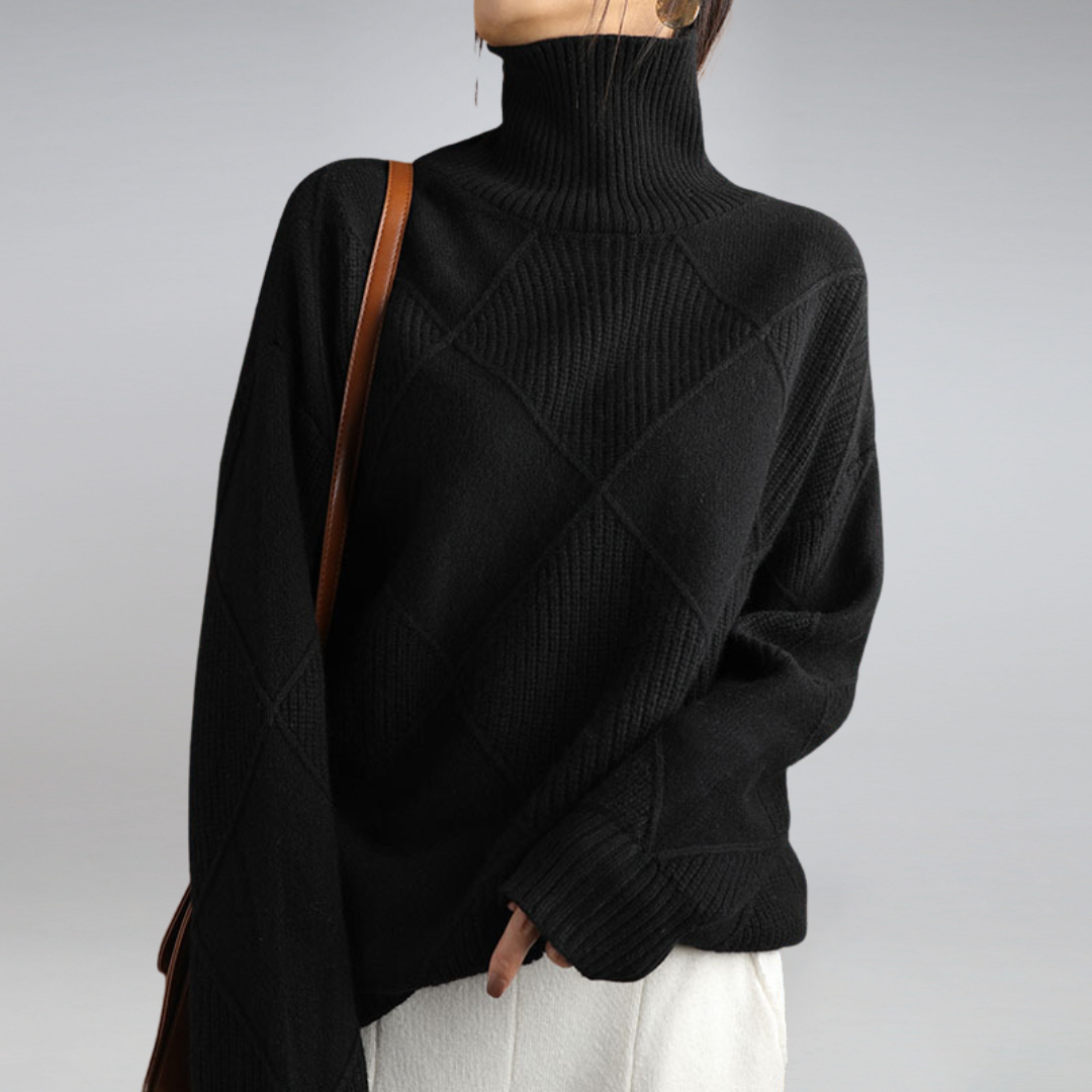 SIENNA - CASHMERE TURTLENECK SWEATER