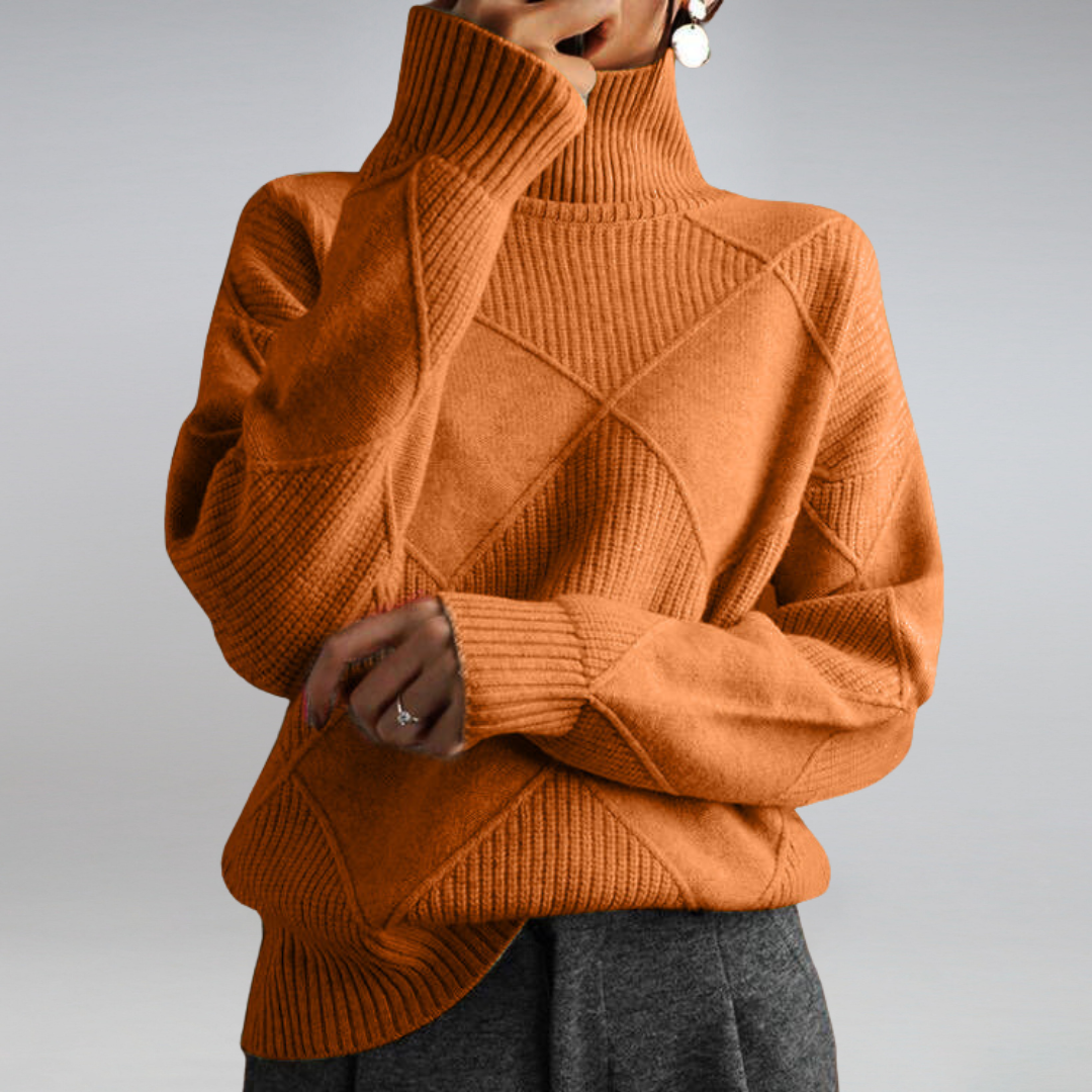 SIENNA - CASHMERE TURTLENECK SWEATER