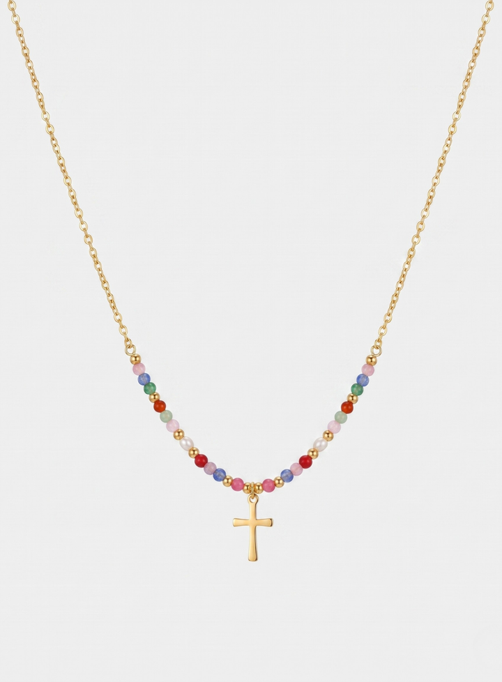 Navira™ Colorful Cross Necklace
