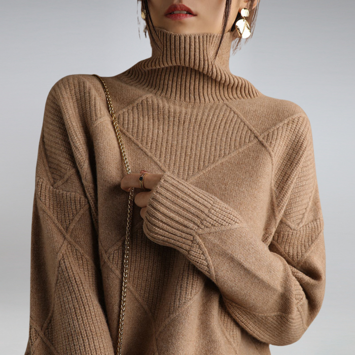 SIENNA - CASHMERE TURTLENECK SWEATER