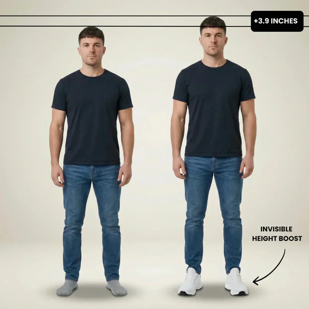 Torvane™ Urban Sneakers with Invisible Elevation and Modern Design
