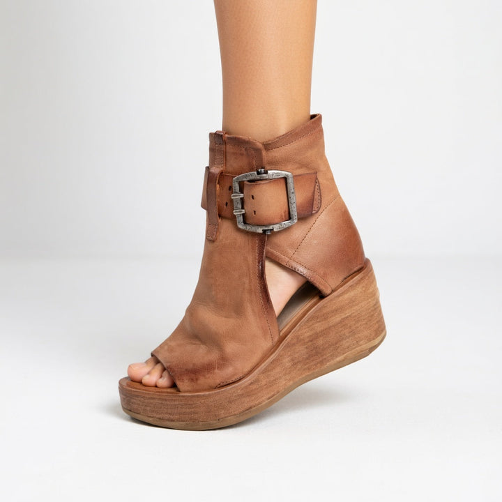 Indiea™ Open Toe Booties with Comfortable Platform