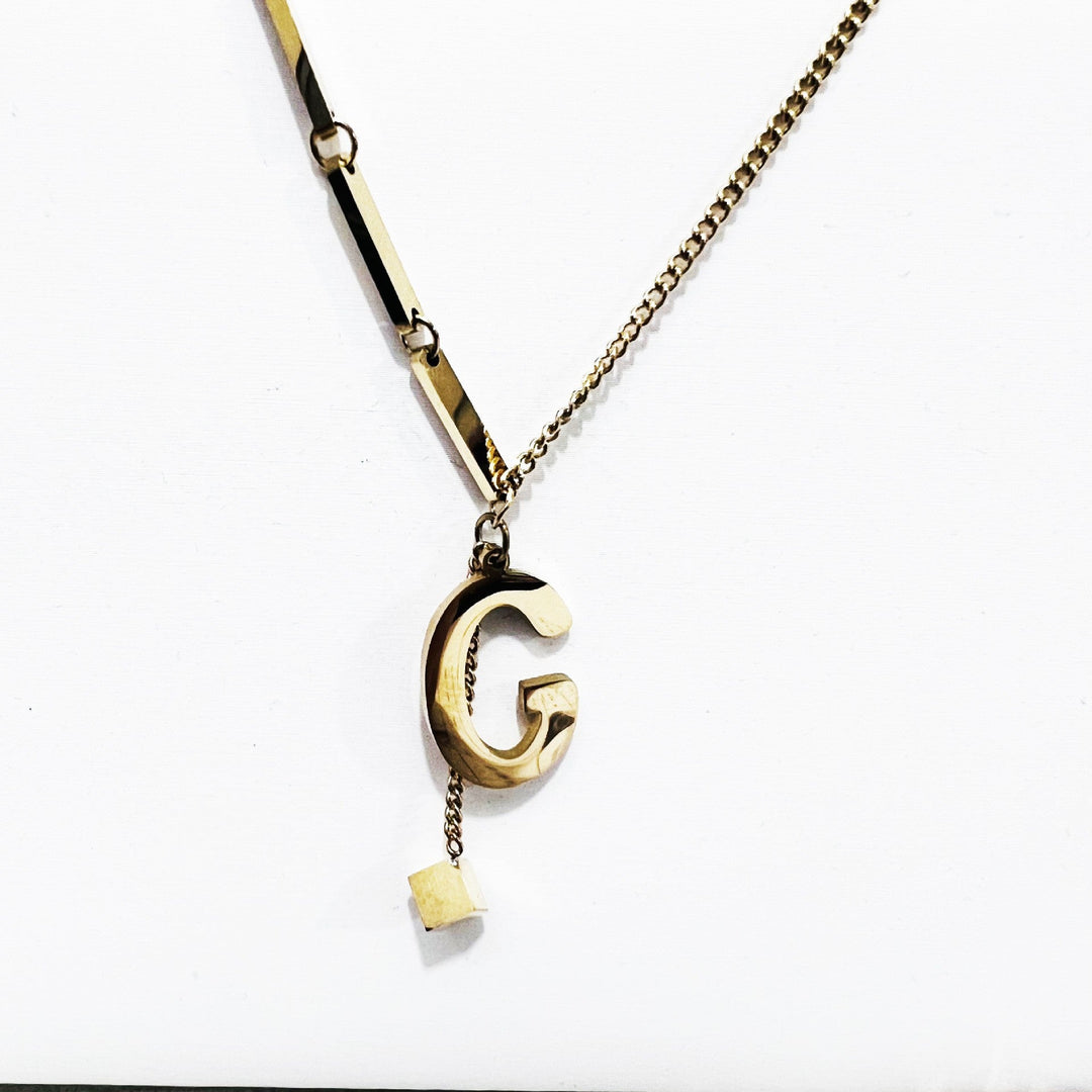 Blakely™ Necklace with Personalized Initial in Elegant Finish
