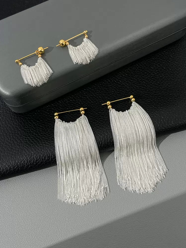 Ursa™ Earrings, Necklace, Bracelet with Cascading Fringe