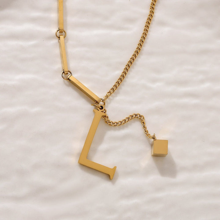 Blakely™ Necklace with Personalized Initial in Elegant Finish
