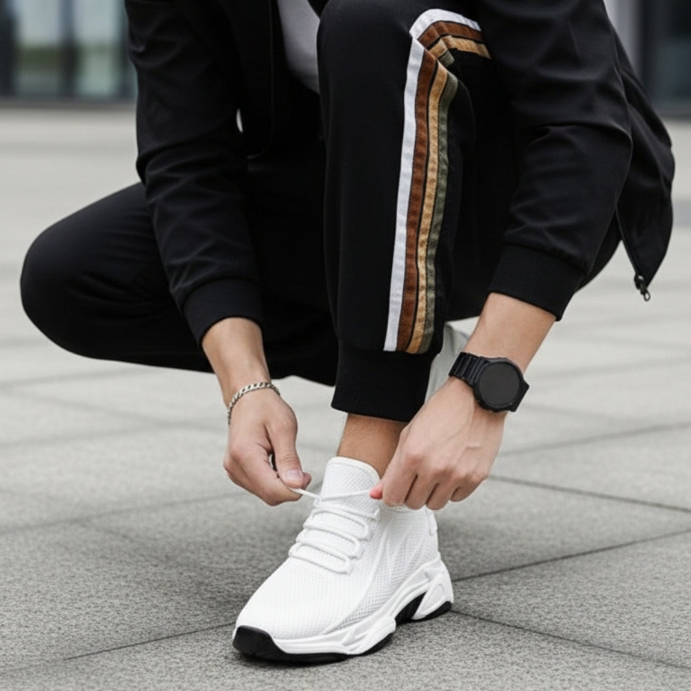 Torvane™ Urban Sneakers with Invisible Elevation and Modern Design