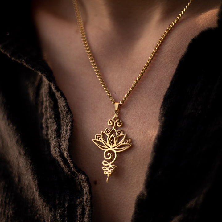 Posira™ Lotus Unalome Pendulum