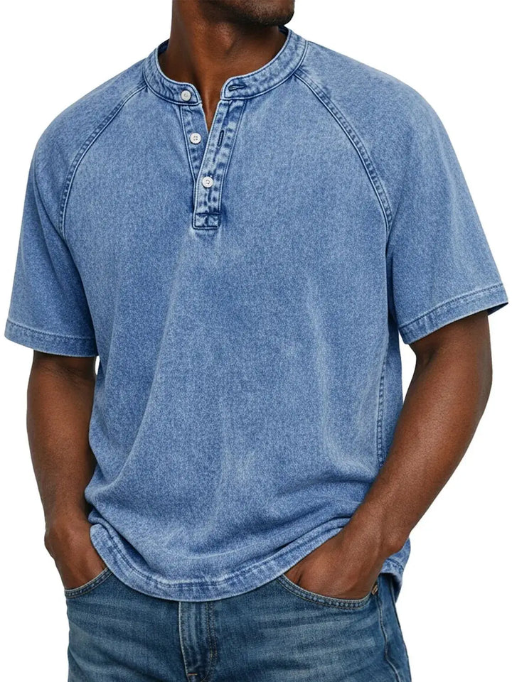 Zaviero™ Vintage Button-Up Shirt for Men