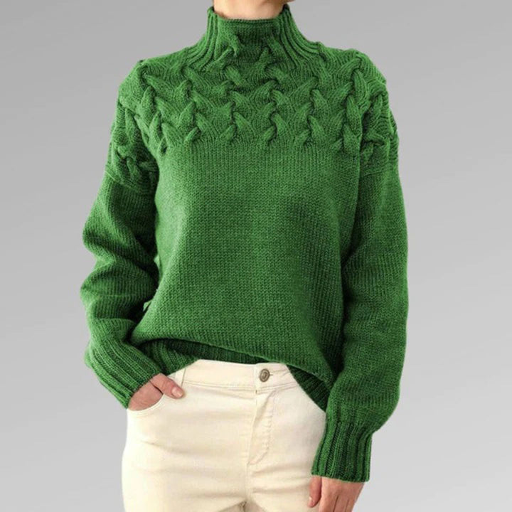 TIARNI - KNITTED TURTLENECK SWEATER