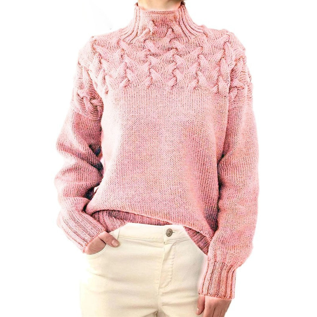 TIARNI - KNITTED TURTLENECK SWEATER