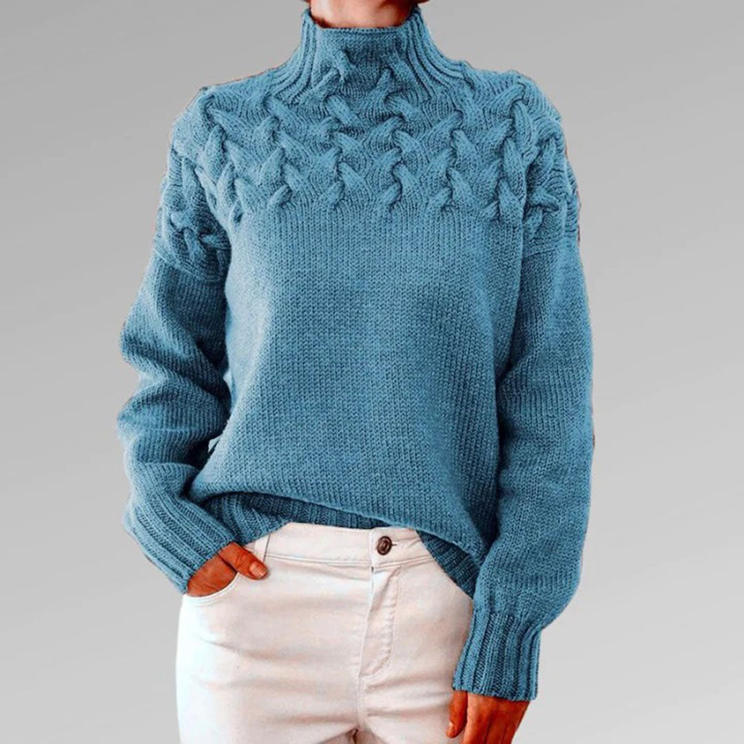 TIARNI - KNITTED TURTLENECK SWEATER