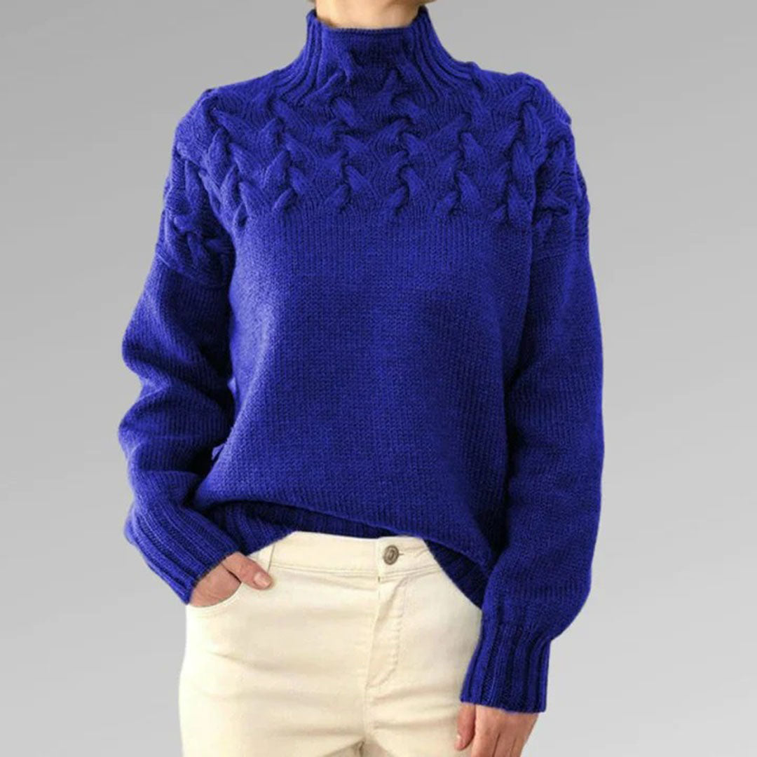 TIARNI - KNITTED TURTLENECK SWEATER