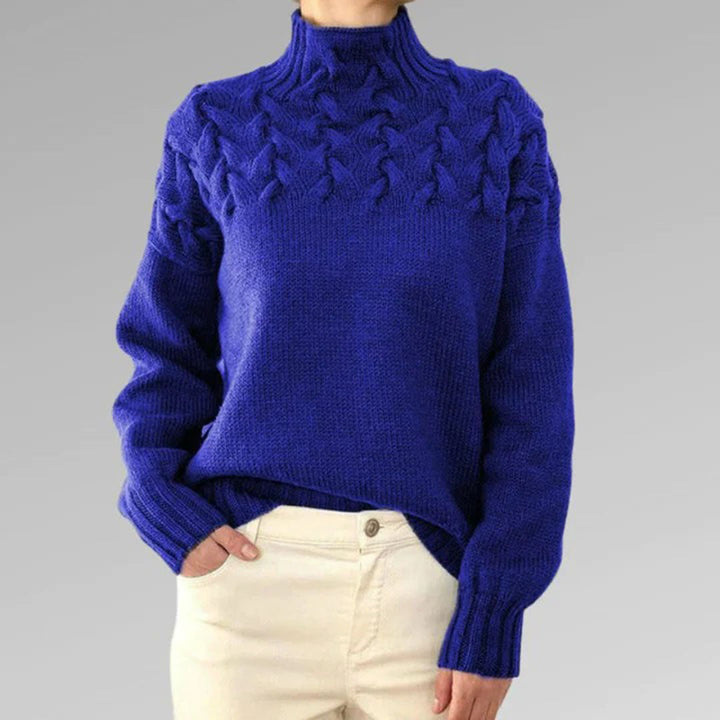 TIARNI - KNITTED TURTLENECK SWEATER