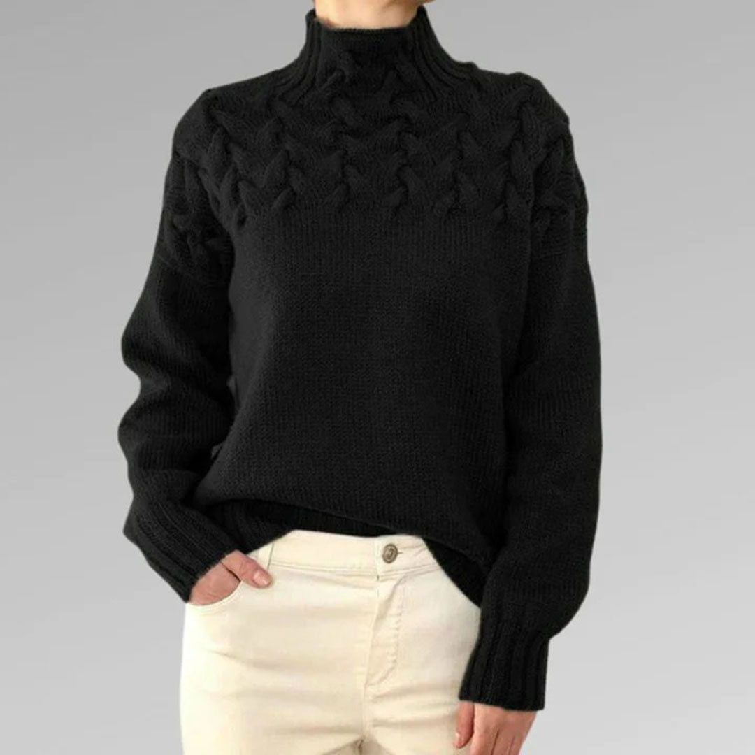 TIARNI - KNITTED TURTLENECK SWEATER