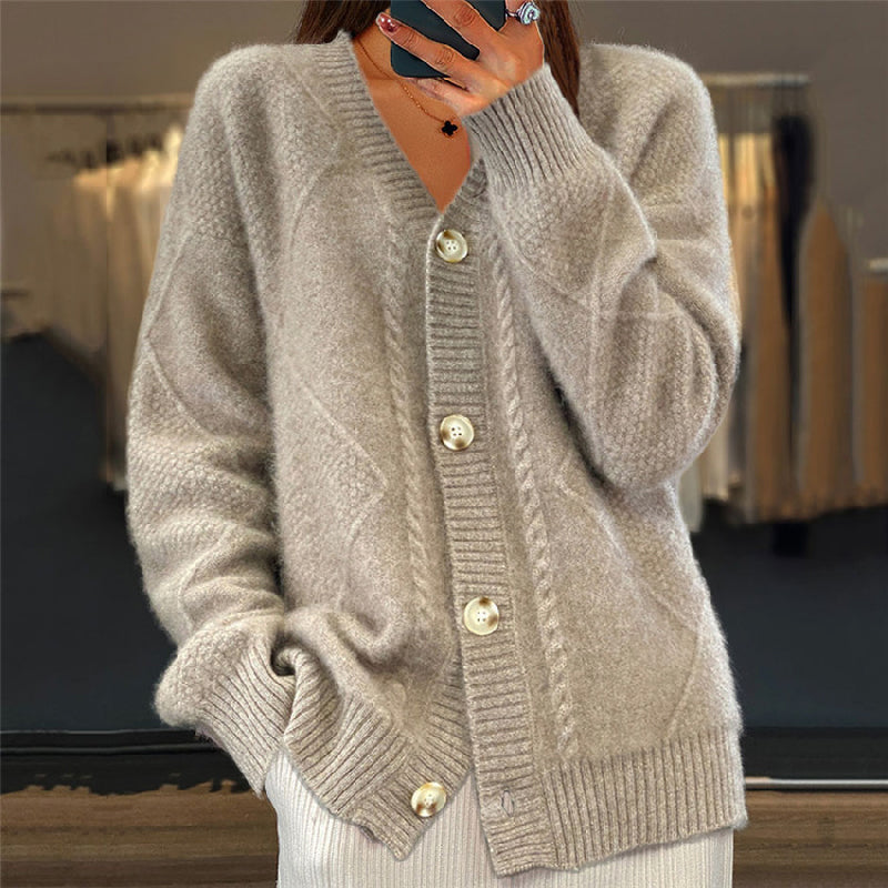 HENSLEY - SOFT KNITTED CARDIGAN