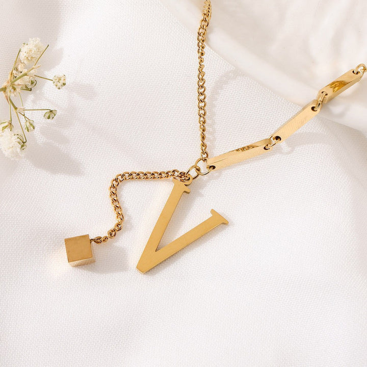 Blakely™ Necklace with Personalized Initial in Elegant Finish