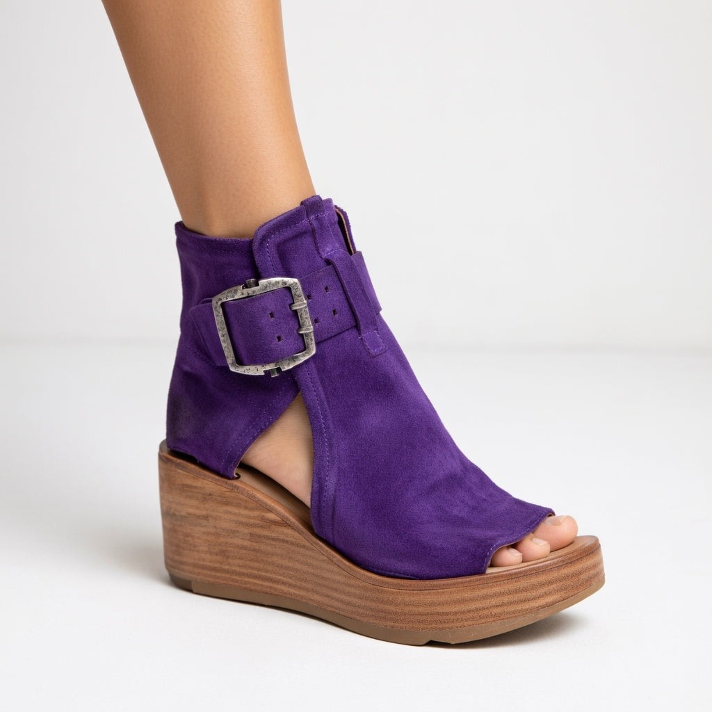 Indiea™ Open Toe Booties with Comfortable Platform