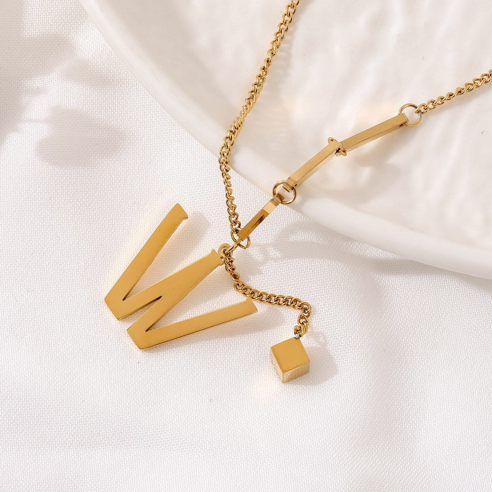 Blakely™ Necklace with Personalized Initial in Elegant Finish