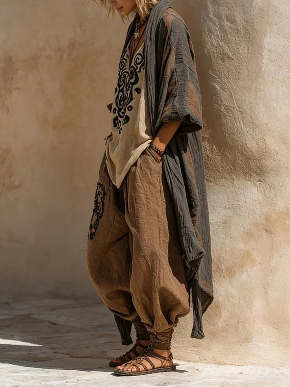 Zosia™ Nomadic Bohemian Art Three-Piece Set