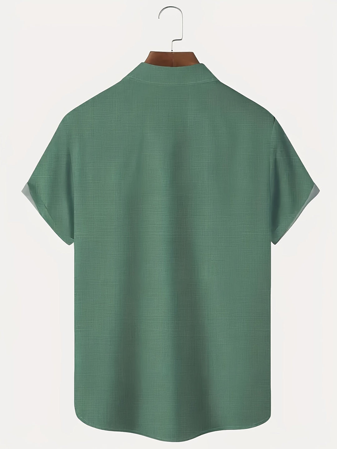 Carter™ Vintage Men's Shirt with Ethnic Print and Tropical Style