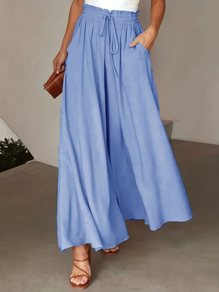 Corae™ Wide Leg Loose Pants with High Waist and Drawstring