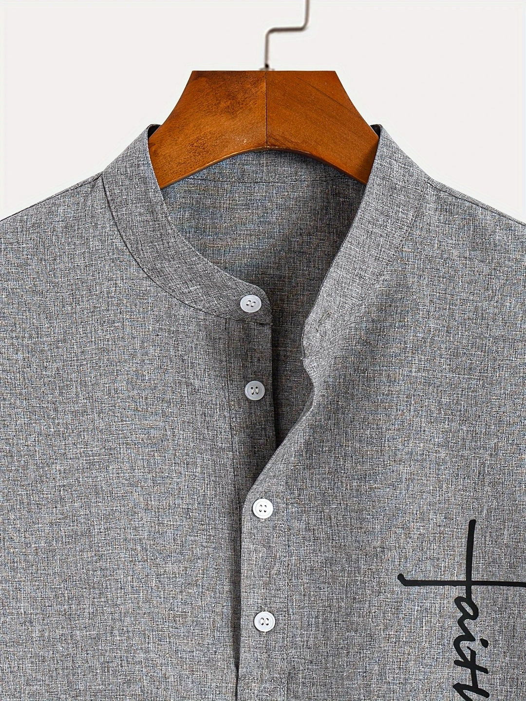 Hayes™ Elegant Short Sleeve High Neck Shirt