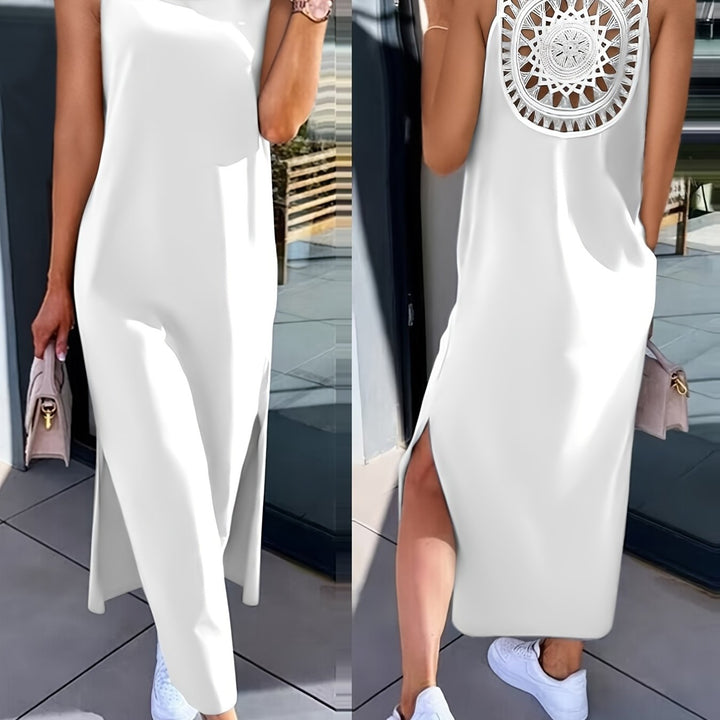 Umaira™ Sleeveless Lace Dress with Open Back