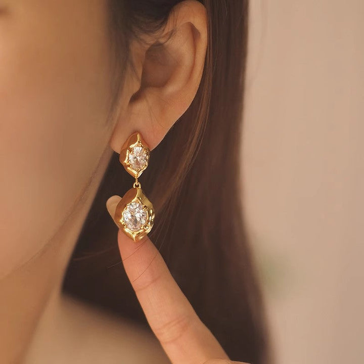 Xola™ Dangle Earrings with Brilliant Zirconia and Elegant Design