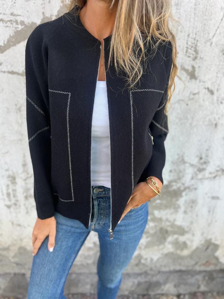 CASSIE - CASUAL ZIP VEST